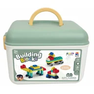 Klocki - Klocki Konstrukcyjne Junior Soft 80 elementów MEGA CREATIVE 502454 - miniaturka - grafika 1