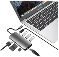 Huby USB - Hub Usb-C Hdmi 4K Pd Power Delivery Usb Lan Gigabit - miniaturka - grafika 1