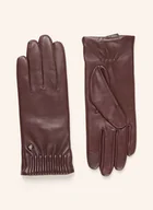 Rękawiczki - Roeckl Skórzane Rękawiczki Arizona Umożliwiające Obsługę Ekranów Dotykowych rot - miniaturka - grafika 1