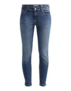 Spodnie damskie - Mavi Damskie spodnie jeansowe Adriana Ankle Mid STR, niebieski (Mid Str 22302), 27W - grafika 1