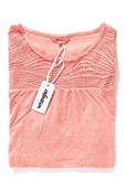 Koszulki i topy damskie - Wrangler, T-shirt damski, Capsleeve Tee Coral Peach W7337Fdjx, rozmiar S - miniaturka - grafika 1