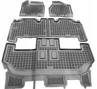 Dywaniki samochodowe - Chrysler Pacifica Od 2016R 3 Rzędy Dywaniki Korytkowe Gumowe - miniaturka - grafika 1