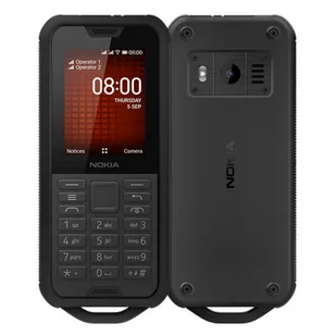 Nokia 800 Tough 4GB Dual Sim Czarny - Telefony komórkowe - miniaturka - grafika 1