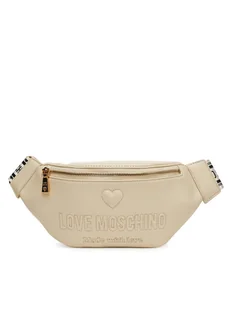LOVE MOSCHINO Saszetka nerka JC4223PP0MKF0110 Écru - Nerki - miniaturka - grafika 1