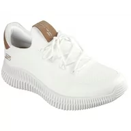 Buty sportowe męskie - Buty Skechers Citty Dapper M 118173OFWT białe - miniaturka - grafika 1