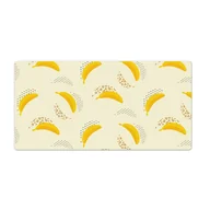 Podkładki na biurko - Ochronna podkładka Banany Kropki Łaty 90x45 cm - miniaturka - grafika 1