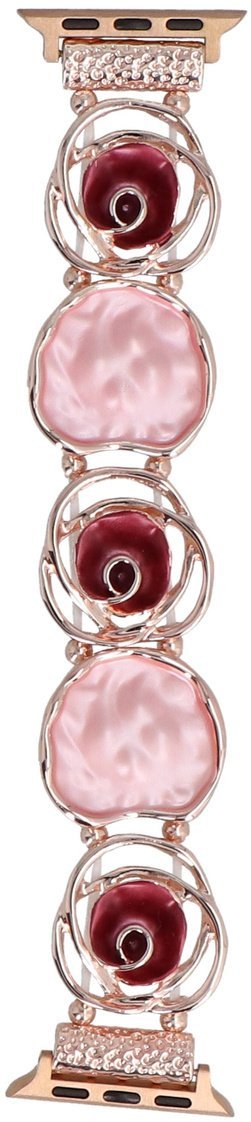 GlacierX bransoleta do smartwatcha Gleam Bud Stretch Bracelet Golden Rose do Apple Watch 38/40/41mm Złoto-Różana