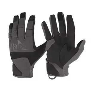 Helikon - Rękawice Range Tactical Gloves Hard - Czarny / Shadow Grey - RK-RNG-PO-0135A - Odzież taktyczna i umundurowanie - miniaturka - grafika 1