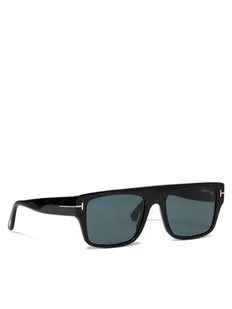 Tom Ford Okulary przeciwsłoneczne Dunning FT0907/S 01V Czarny - Okulary przeciwsłoneczne - miniaturka - grafika 1