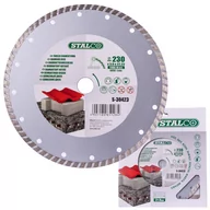 Tarcze do pił - STALCO Tarcza diamentowa turbo 230mm - miniaturka - grafika 1