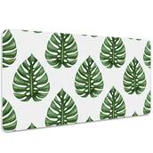 Podkładki na biurko - Podkładka mata ochronna na biurko Liście 100x50 cm, Dywanomat - miniaturka - grafika 1