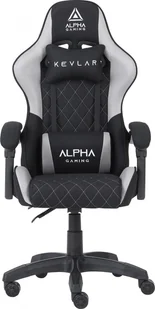 Fotel Alpha Gaming Kevlar Szary Tkanina Materiał - Fotele gamingowe - miniaturka - grafika 1