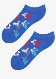 Stopki męskie z bawełny w króliki Footies Men Happy Bunnies Marilyn - Skarpetki męskie - miniaturka - grafika 1