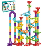 Zabawki konstrukcyjne - WOOPIE Kulodrom Tor Kulkowy Zestaw Spirala 113 el. - miniaturka - grafika 1
