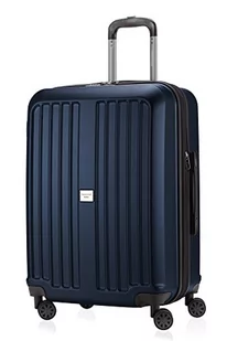 HAUPTSTADTKOFFER - XBERG walizka podróżna na kółkach, twarda obudowa, matowa (S, M, L), ciemnoniebieski matowy, 65 cm, Średniej wielkości walizka - Walizki - miniaturka - grafika 1