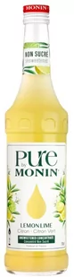 Syrop bez dodatku cukru PURE by MONIN - Cytryna Limonka 0,7 L - Syropy i koncentraty owocowe - miniaturka - grafika 2