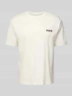 Koszulki męskie - T-shirt o luźnym kroju z okrągłym dekoltem - miniaturka - grafika 1
