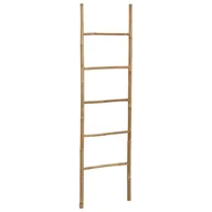 Wieszaki łazienkowe - vidaXL Drabinka na ręczniki, 5 szczebli, 170 cm, bambus - miniaturka - grafika 1