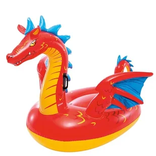 Intex Mystical Dragon Ride-On, wymiary po spuszczeniu powietrza: 1,98 m x 1,73 m (57577NP) - Zabawki do kąpieli - miniaturka - grafika 1