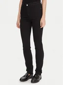 Spodnie damskie - BOSS Jeansy State 50546342 Czarny Slim Fit - miniaturka - grafika 1