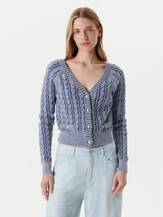 Guess Kardigan W5YR15 Z3OU0 Niebieski Regular Fit - Swetry damskie - miniaturka - grafika 1