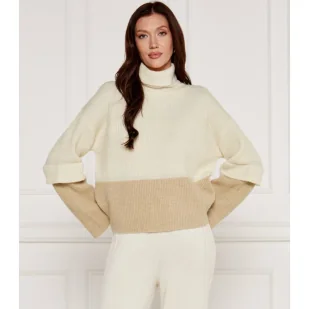 BOSS Wełniany sweter | Loose fit - Swetry damskie - miniaturka - grafika 1