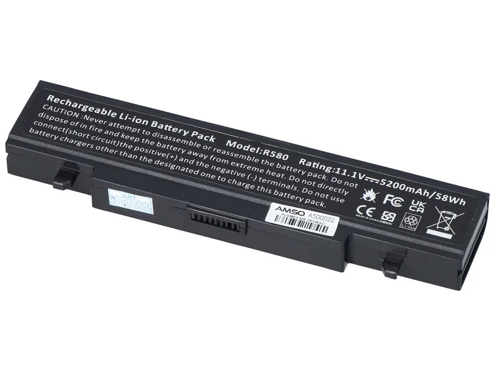 Nowa bateria do Samsung R519 R522 R530 R540 R580 11.1V 58Wh 5200mAh