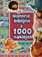 Religia i religioznawstwo - Towarzystwo biblijne Historie biblijne z 1000 naklejek - książka / teczka na rzepę - miniaturka - grafika 1