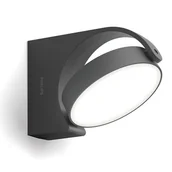 Lampy ogrodowe - Kinkiet zewnętrzny PHILIPS LED Mimosa 7W 4000K Antracytowy - miniaturka - grafika 1