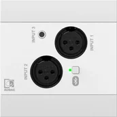 Pozostałe akcesoria sieciowe - Audac AUDAC NWP320/W Sieciowy panel wejściowy audio - 2 x XLR + 3,5 mm jack + BT 4 CH Wersja biała - miniaturka - grafika 1