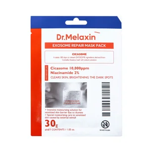 DR.MELAXIN EXOSOME REPAIR MASK PACK Regenerująca maseczka w płachcie z egzosomami dla skóry trądzikowej 30 g - Maseczki do twarzy DR.MELAXIN EXOSOME REPAIR MASK PACK Regenerująca maseczka w płachcie z egzosomami dla skóry trądzikowej 30 g - Maseczki do twarzy - miniaturka - grafika 1