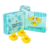 Zabawki do kąpieli - MELISSA Kaczuszki 3 sztuki + książeczka do kąpieli Three Little Duckies 41200 - miniaturka - grafika 1