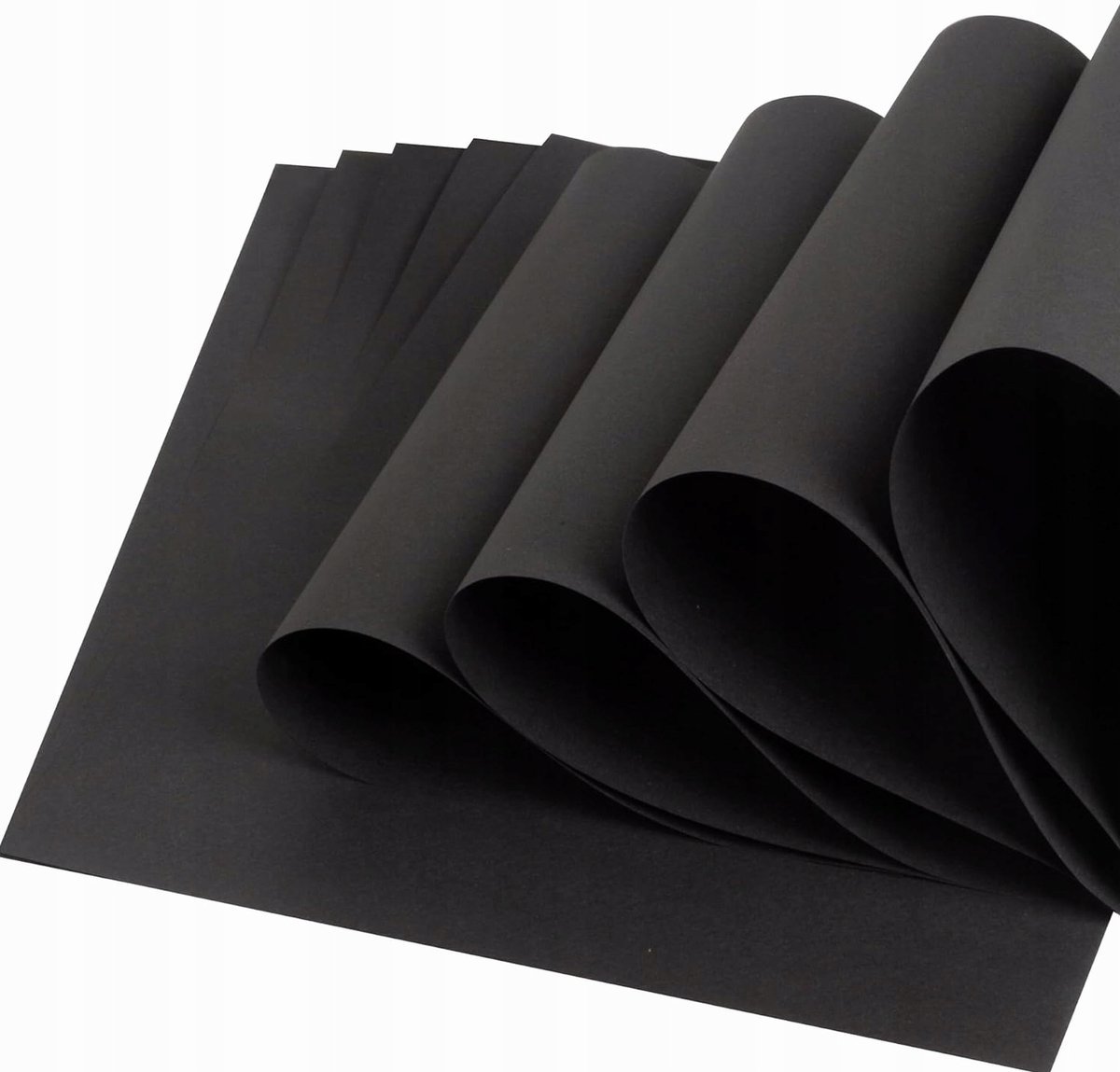 Karton 50 sztuk czarny a4 300g stabilny papier do rękodzieła