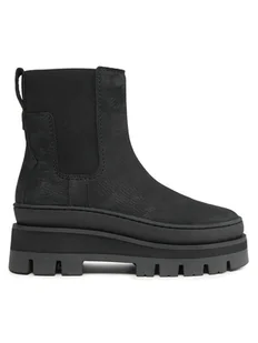 Clarks Sztyblety Orianna2 Top 261740674 Czarny - Botki damskie - miniaturka - grafika 1