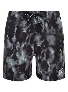 Reebok Szorty kąpielowe "Milan" w kolorze czarno-szarym - Kąpielówki męskie - miniaturka - grafika 1