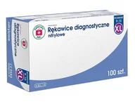 Rękawiczki jednorazowe - Rękawice nitrylowe XL x 100 szt (Apteczka ABC) - miniaturka - grafika 1