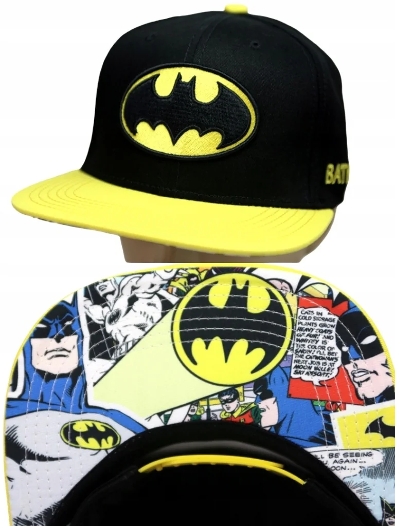 Czapka z daszkiem męska młodzieżowa Batman DC-Comics 55-60cm Haft Snapback