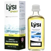 Suplementy naturalne - Lysi Sport Omega 3 Pure Ocean Fish Oil, smak cytrynowy, 240 ml - miniaturka - grafika 1