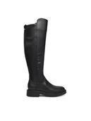 Botki damskie - Guess Muszkieterki FLFFYZ ELE11 Czarny - miniaturka - grafika 1