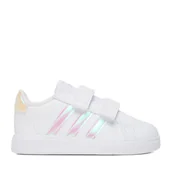 Buty dla dziewczynek - Sneakersy adidas GRAND COURT 2.0 CF I GY2328 Biały - miniaturka - grafika 1