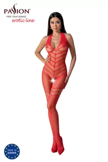 Odzież erotyczna - Passion Bodystocking BS100 Red - grafika 1