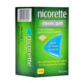 Rzucanie palenia - McNeil Nicorette Classic 4mg 105 szt. - miniaturka - grafika 1