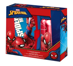 Spiderman Bidon i śniadaniówka Spiderman 1Y41MT 1Y41MT SAM  SAM - Bidony dla dzieci - miniaturka - grafika 1