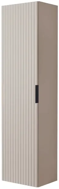 Szafka Łazienkowa Wisząca Słupek Kaszmirowy 136 Modne RYFLOWANE fronty MDF