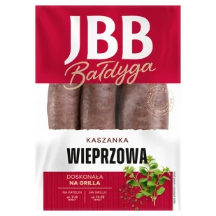 JBB Bałdyga Kaszanka wieprzowa 500 g - Kiełbasa i wędliny - miniaturka - grafika 1
