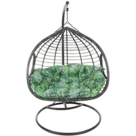 Poduszki ogrodowe - Poduszka do fotela wiszącego PATIO G035-02LB 105 x 175 cm Zielony - miniaturka - grafika 1
