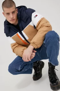 Kurtki męskie - Tommy Jeans kurtka męska kolor beżowy zimowa - grafika 1