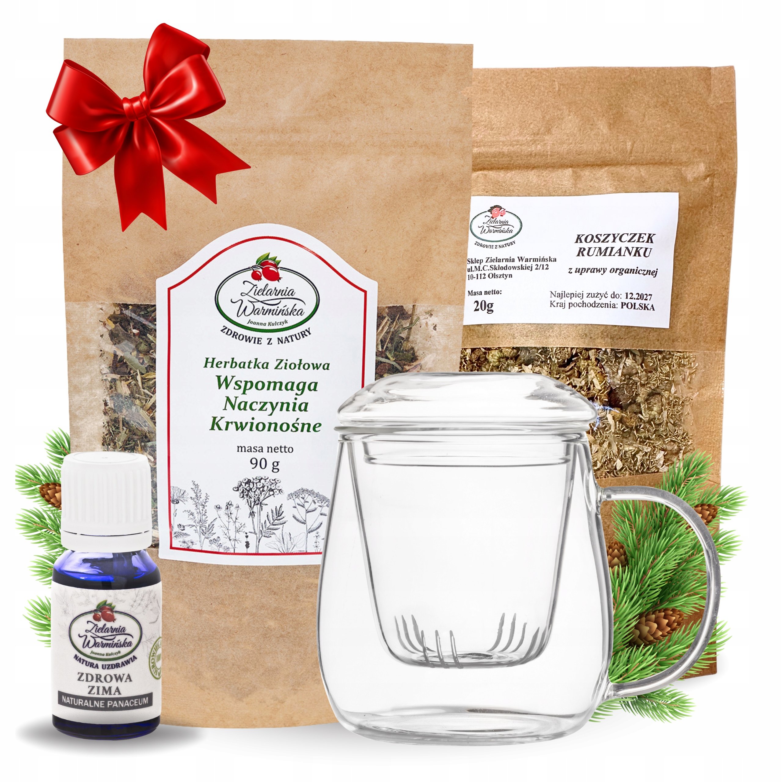 Zestaw Zioła Wspomagające Naczynia Krwionośne Żylaki Hemoroidy Serce