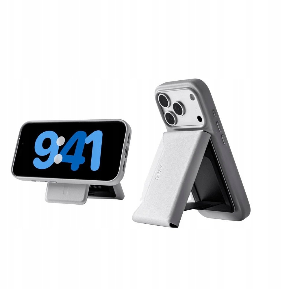 Magnetyczny portfel statyw Moft Agile Travel MagSafe Misty Cove