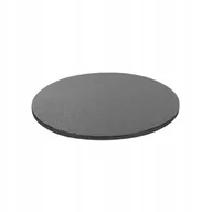 Dodatki do ciast w proszku - Modecor czarny podkład pod tort 40 cm okrągły włoski pod ciasto - miniaturka - grafika 1